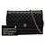Chanel Black gestepptes Lammleder Crest Wallet On Chain Schwarz - Ansicht 8