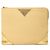 Céline Clutch Coeur in agnello bicolore beige Celine