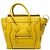 Céline Celine Yellow Micro Drummed Calfskin Luggage Tote Gelb