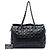 Chanel Black Quilted Vinyl Rock in Moscow Tote Schwarz - Ansicht 8
