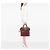 Tote Gucci Red Guccissima Tender Bamboo Bar Rosso Bordò - vista 7