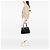 Borsa shopper tote Prada in Tessuto nero con bordi in Saffiano - vista 6