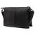 Céline Clutch de couro preto com aba sanfonada e corrente Celine - vista 2