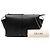 Céline Clutch de couro preto com aba sanfonada e corrente Celine - vista 8