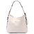 Gucci White Medium Pebbled Calfskin Web Heritage Schultertasche Weiß