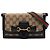 Portafoglio Lady Web con tracolla in tela GG beige Gucci