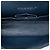 Chanel Blue Small Classic Lambskin Double Flap Blu scuro - vista 4
