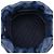 Borsa a secchiello Chanel Blue Mini in caviar trapuntato con charm a medaglione e coulisse Blu navy - vista 4