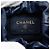 Borsa a secchiello Chanel Blue Mini in caviar trapuntato con charm a medaglione e coulisse Blu navy - vista 5