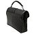 Sac College Saint Laurent en peau de mouton noir avec monogramme Chevron Large - vue 2