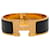 Bracelet Clic Clac H en émail noir large Hermès GM  - vue 1