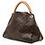 Louis Vuitton Marrón Monogram Artsy MM Castaño - vista 2