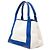 Balenciaga Tote Cabas S in tela bianca navy Bianco Bianco sporco - vista 2