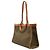 Fendi Green Zucca Embroidered Canvas Peekaboo X Tote Verde Verde oliva - vista 2