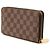 Cartera Louis Vuitton Zippy Illustre Damier Ebene Marrón Castaño - vista 2
