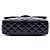 Chanel Black Jumbo Classic Patent Single Flap Nero - vista 3