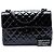 Chanel Black Jumbo Classic Patent Single Flap Nero - vista 8