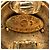 Orecchini a clip Chanel Gold CC placcati oro e strass rotondi D'oro - vista 3