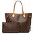 Louis Vuitton Braun Monogram Neverfull MM - Ansicht 8