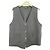Autre Marque Marineblaue Wollstrick-Weste Dunkelblau