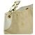 Borsa a Spalla con Catena Chanel Coco Mark Bianco Beige - vista 5
