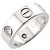 Bague Love de Cartier en or blanc 18K Doré - vue 3