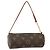 Louis Vuitton Papillon Pochette Monogram Canvas Mini Castaño