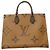 Borsa Tote Louis Vuitton Monogram Reverse Giant OnTheGo MM Marrone - vista 10