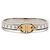 Hermès Bracciale Hermes Chaine d'Ancre Mini Click PM Argento Bianco D'oro