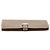 Hermès Cartera compacta de dos pliegues Dogon Hermes Gris Gris pardo - vista 3