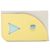 Hermès Tarjetero Poisson Hermes Azul Beige Amarillo