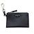 Monedero/Tarjetero Saffiano de Prada en negro