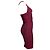 Herve Leger, Bodycon-Kleid mit offenem Schlitz Braun Rot - Ansicht 3