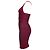 Herve Leger, Bodycon-Kleid mit offenem Schlitz Braun Rot - Ansicht 4