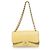 Chanel, borsa flap Jumbo in pelle di agnello con chevron giallo - vista 4
