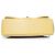 Chanel, borsa flap Jumbo in pelle di agnello con chevron giallo - vista 5