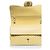 Chanel, borsa flap Jumbo in pelle di agnello con chevron giallo - vista 9