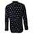 Givenchy, Camicia in cotone nero con ricamo a labbra - vista 2