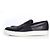 Lanvin, Woven leather slip on sneaker Black - view 2