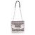 Alexander McQueen, Borsa a tracolla Heroine Black and White. Multicolore
