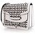 Alexander McQueen, Borsa a tracolla Heroine Black and White. Multicolore - vista 2