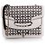 Alexander McQueen, Borsa a tracolla Heroine Black and White. Multicolore - vista 3