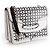 Alexander McQueen, Borsa a tracolla Heroine Black and White. Multicolore - vista 5