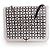 Alexander McQueen, Borsa a tracolla Heroine Black and White. Multicolore - vista 7