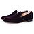 Gianvito Rossi, mocassini in velluto marcel bordeaux. Rosso Bordò
