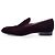 Gianvito Rossi, mocassini in velluto marcel bordeaux. Rosso Bordò - vista 6