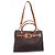 Michael Kors, shopper con monogramma in tela marrone