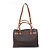 Michael Kors, shopper con monogramma in tela marrone - vista 2