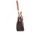 Michael Kors, shopper con monogramma in tela marrone - vista 5