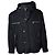 Balmain, Bomberjacke mit Kapuze in Schwarz